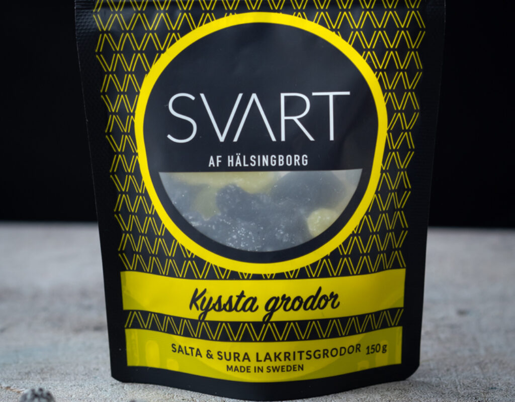 Kyssta grodor Citron/lakrits