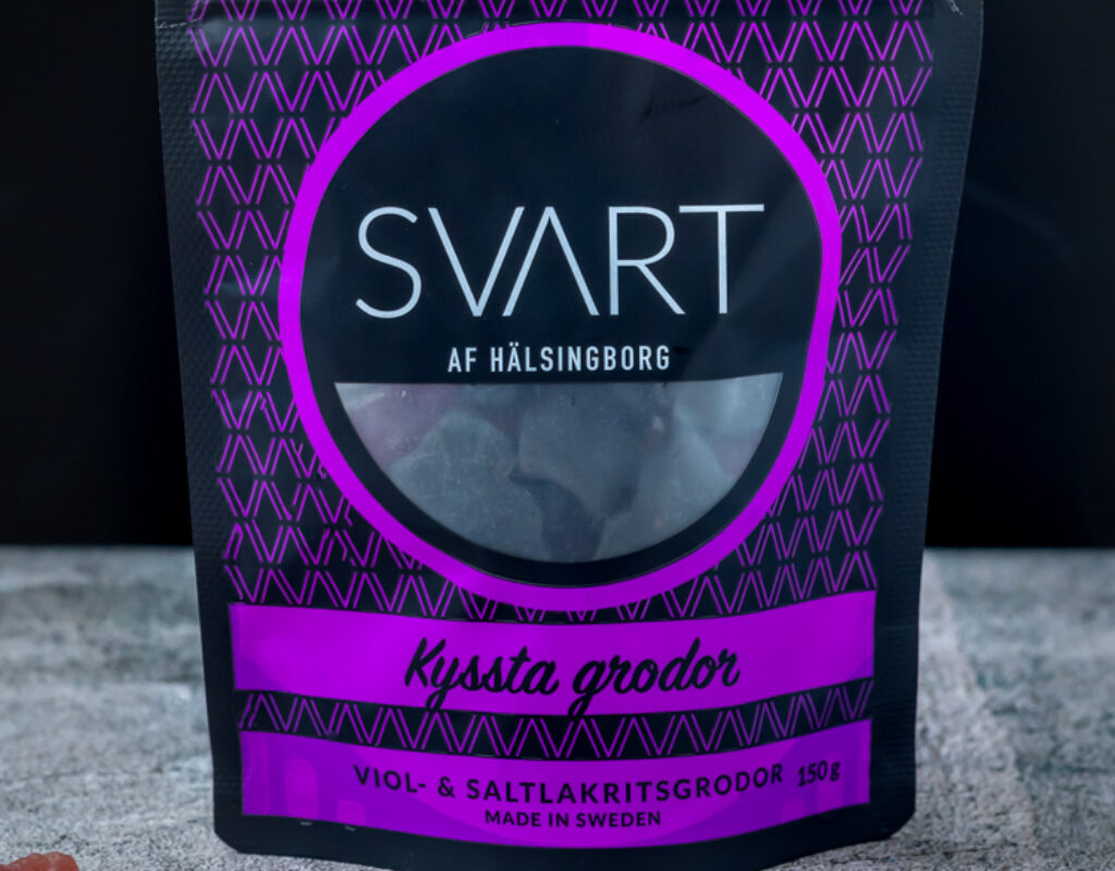 Kyssta grodor Viol/Lakrits